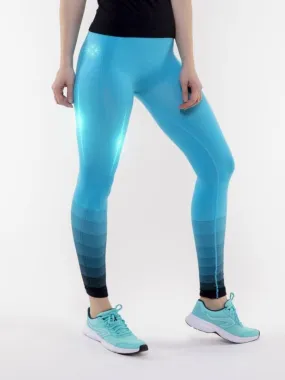 Legging 7/8 minceur CryoShape - Bleu