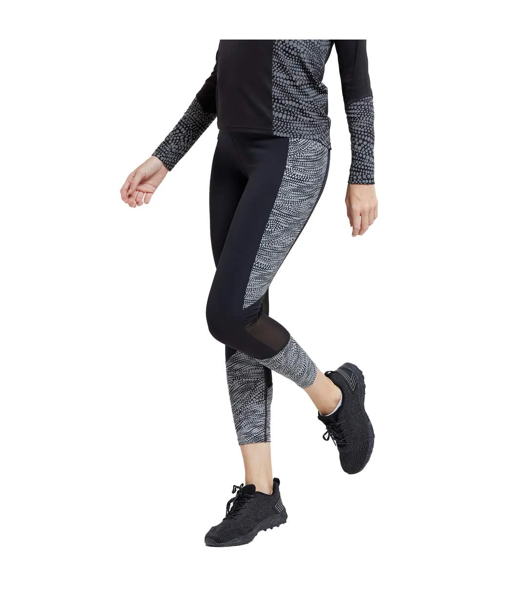 Legging 7/8 pro femme noir Mountain Warehouse