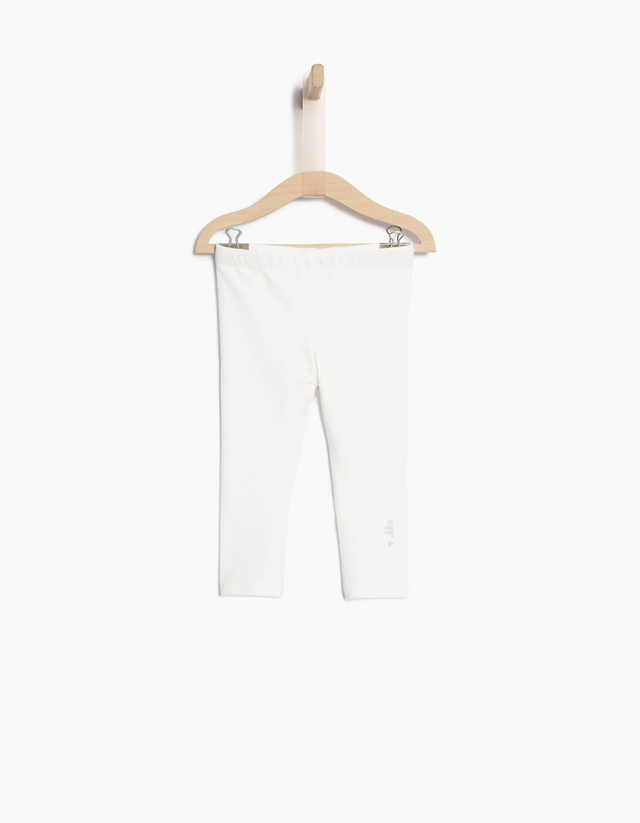 Legging blanc bébé fille