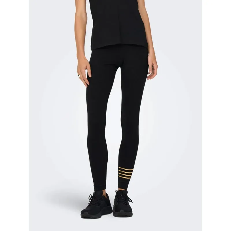 Legging de sport 3 stripes noir femme - Adidas | wimod