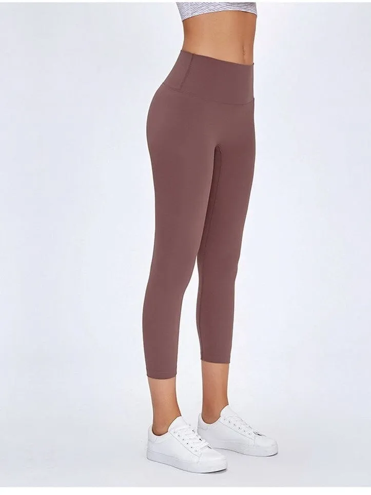 Legging De Sport Capri Taille Haute