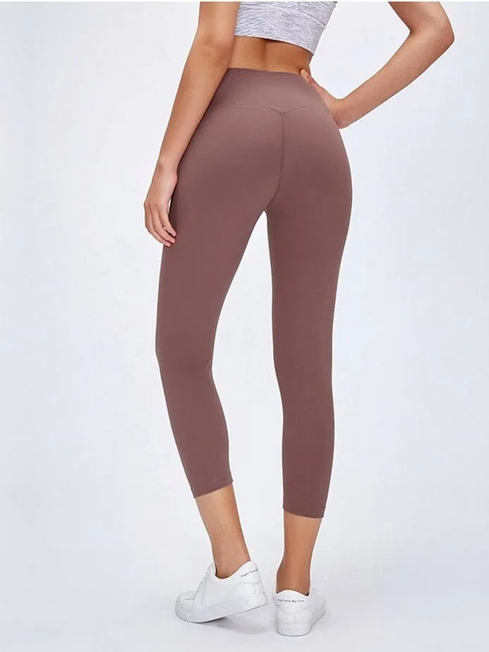 Legging De Sport Capri Taille Haute