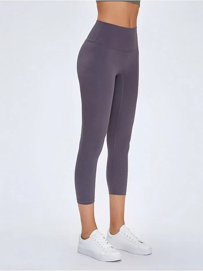 Legging De Sport Capri Taille Haute