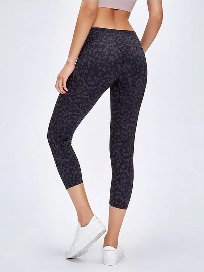 Legging De Sport Capri Taille Haute