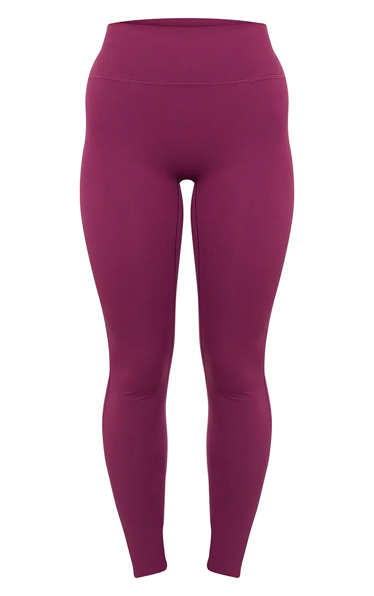 Legging de sport Sculpt à taille haute prune