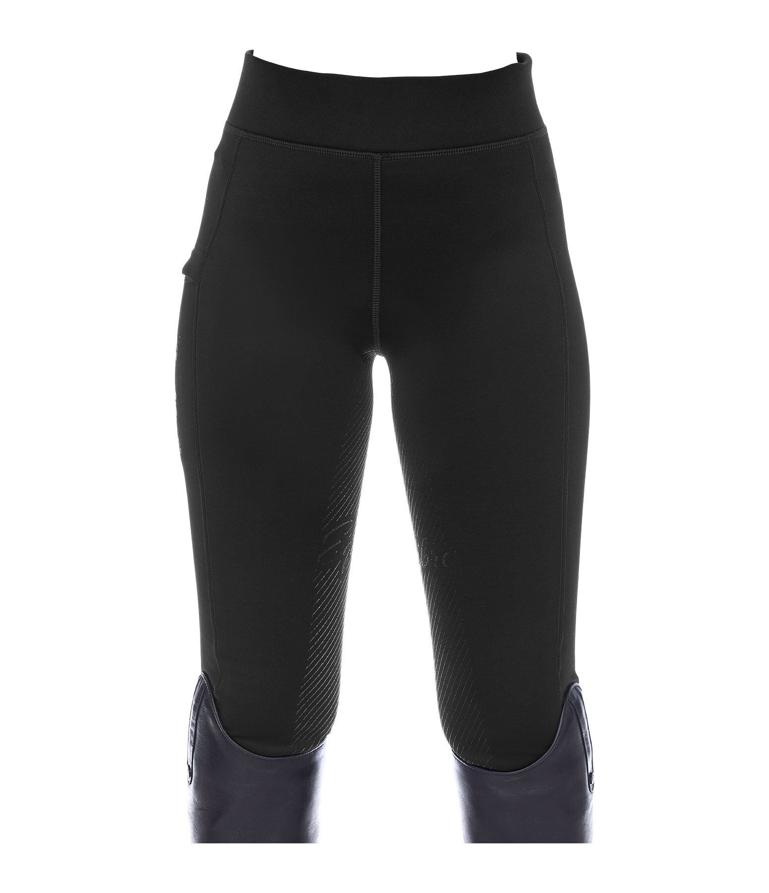 Legging d'équitation thermique à fond intégral Grip enfant  Snow