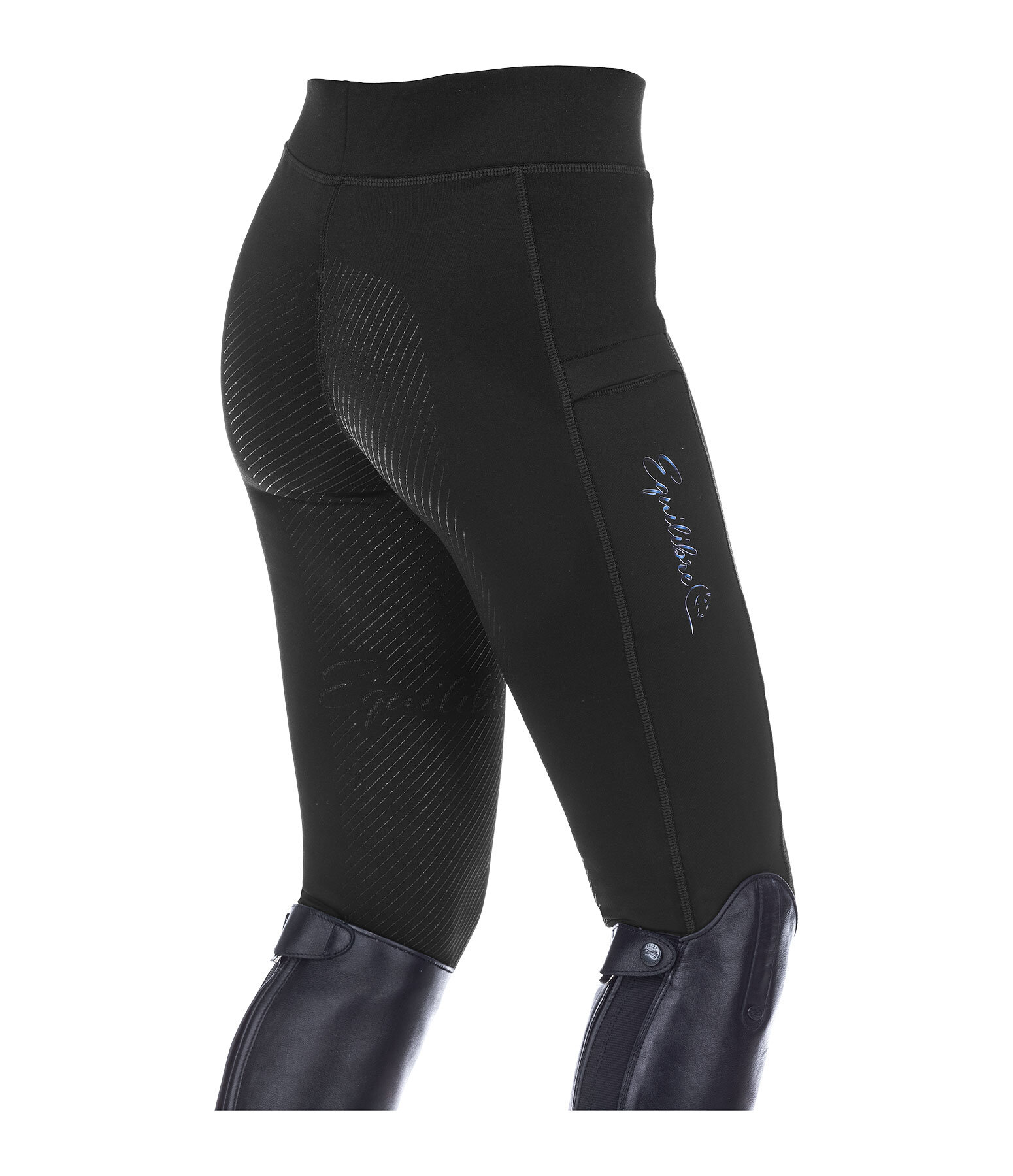 Legging d'équitation thermique à fond intégral Grip enfant  Snow