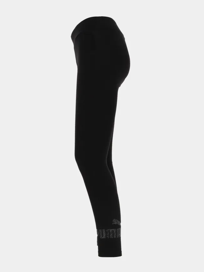 Legging logo zébré noir femme - Puma | wimod