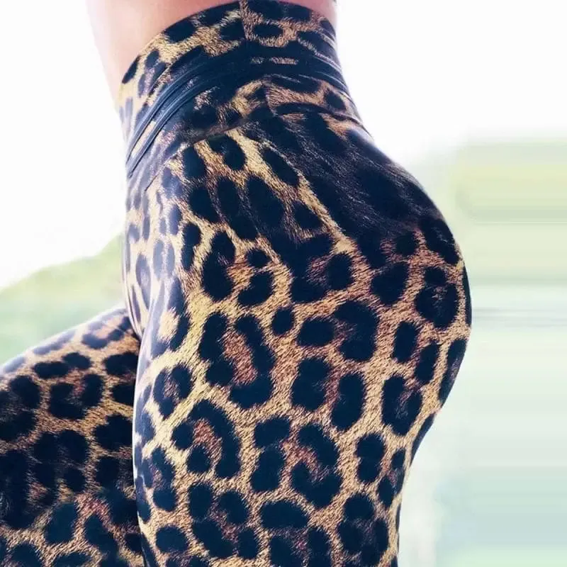 Legging Léopard Taille Haute