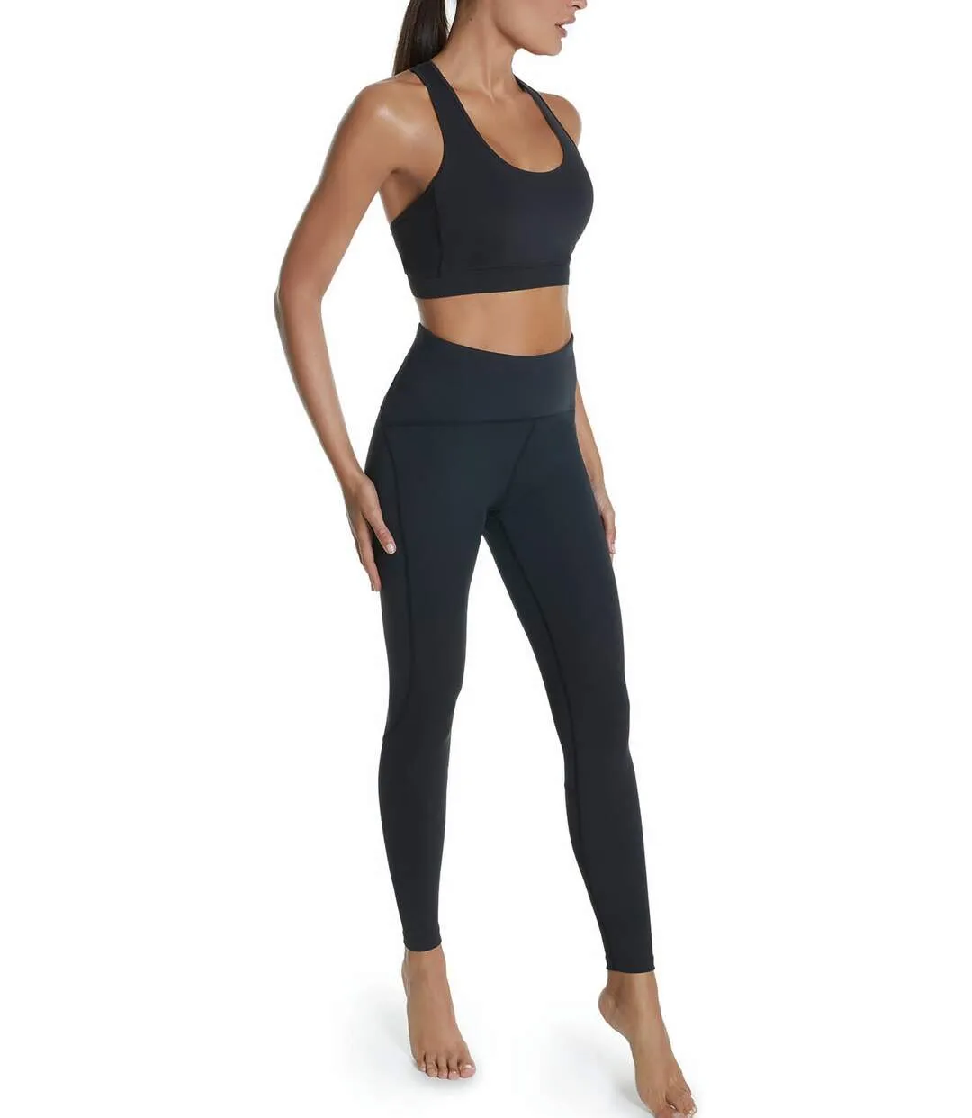 Legging sport long Tech ST2 noir Selmark