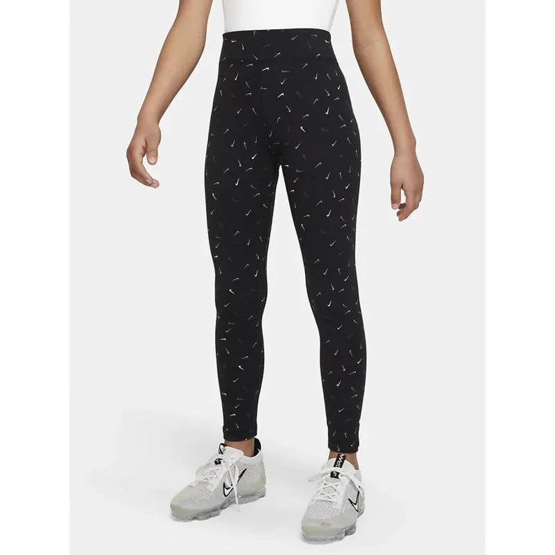 Legging à motif abstrait gris fille - Adidas | wimod