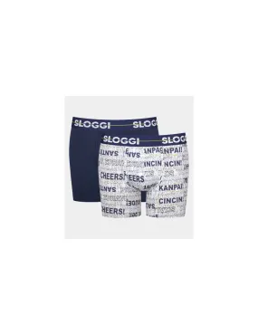 Lot de 2 boxers longs Sloggi Multi-Colore