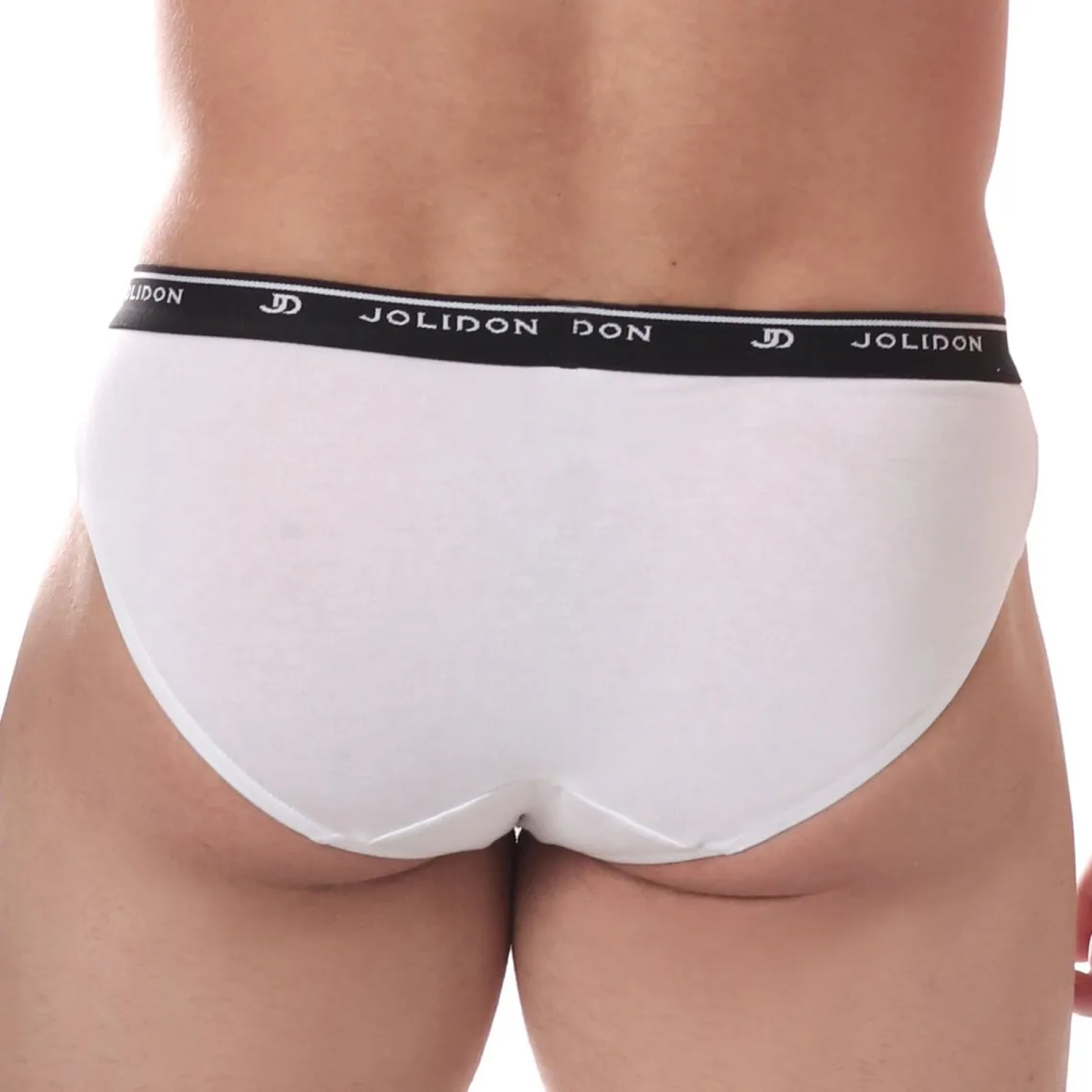 Lot de 3 slips blancs en coton Jolidon - Slip Homme sur MenCorner