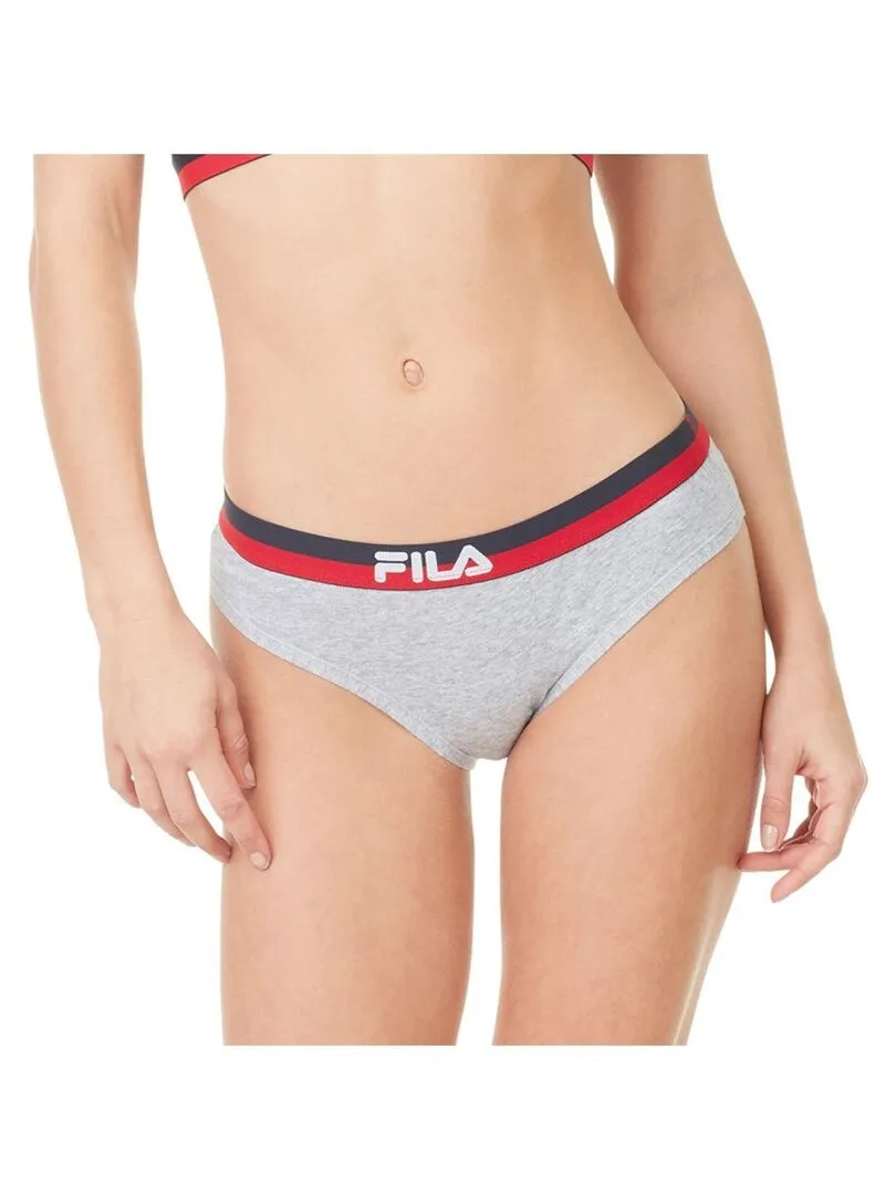 Lot de 3 Slips coton Femme FU6050 Fila - Bleu