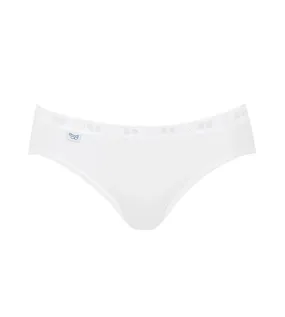 Lot de 4 slips Sloggi Basic+ Mini blanc | Lingerie Sipp