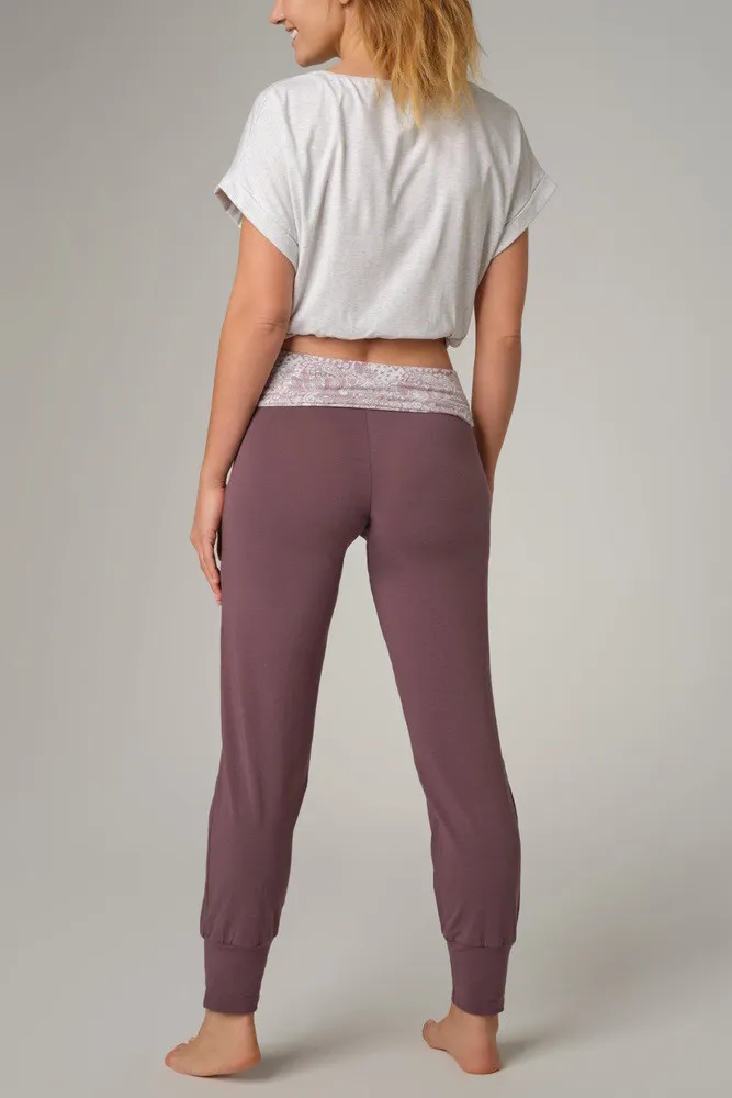 Pantalon avec large ceinture