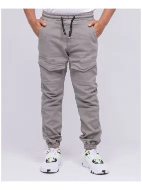 Pantalon battle molleton CLOGO-J - Gris