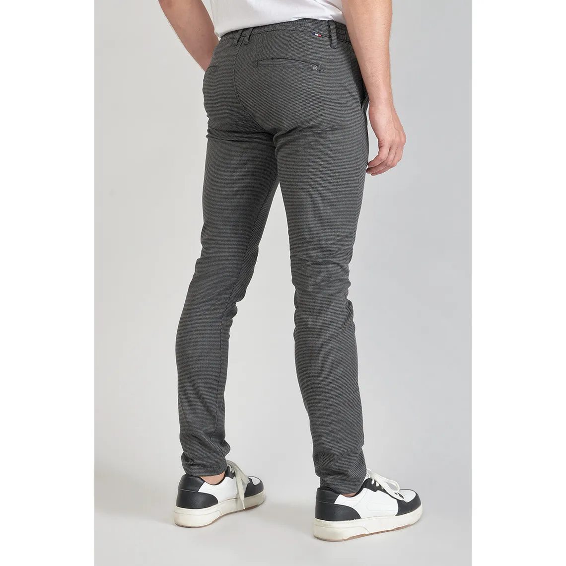 Pantalon carotte MILOW gris Le Temps des Cerises - Pantalon Homme sur MenCorner