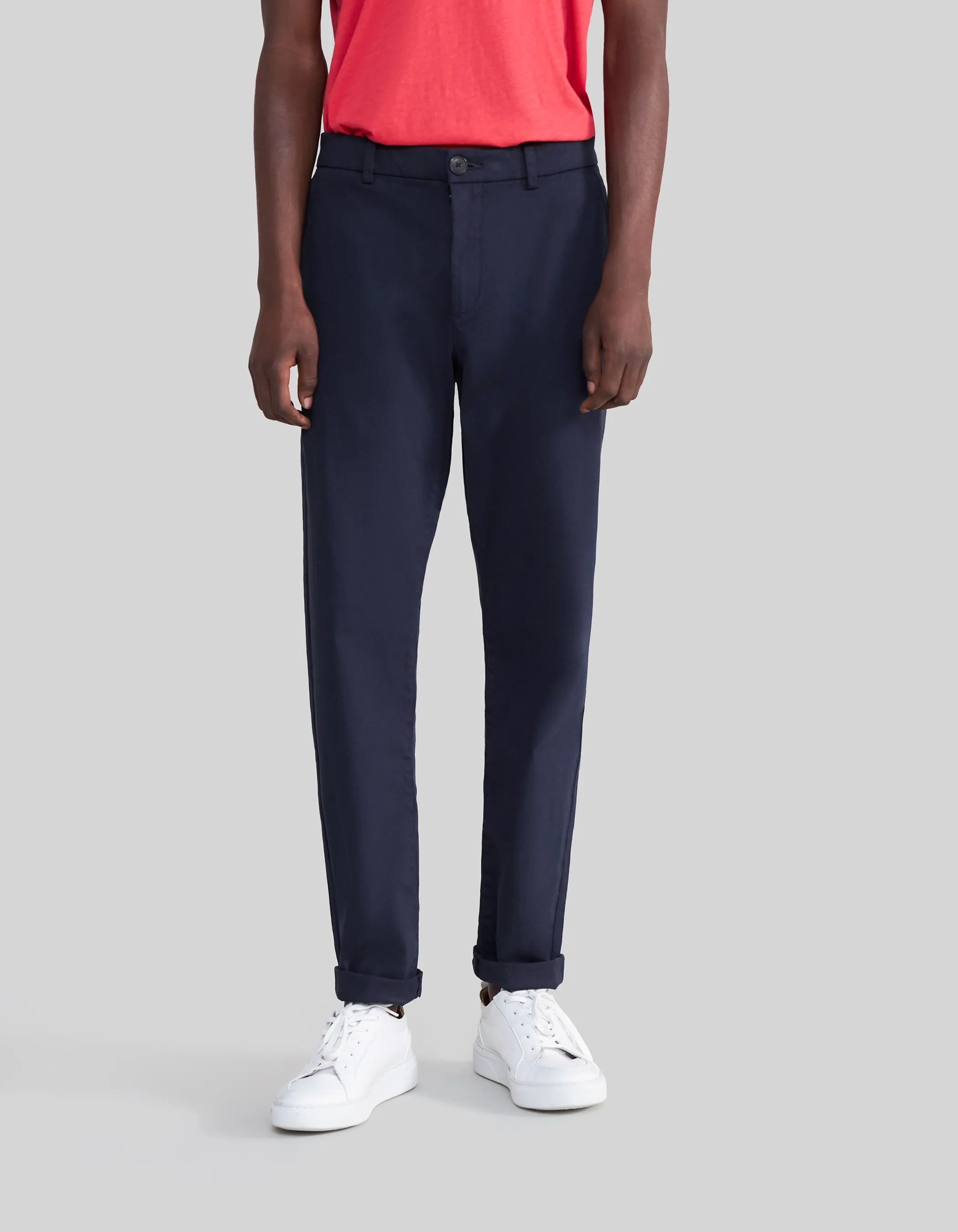 Pantalon chino SLIM bleu marine Homme