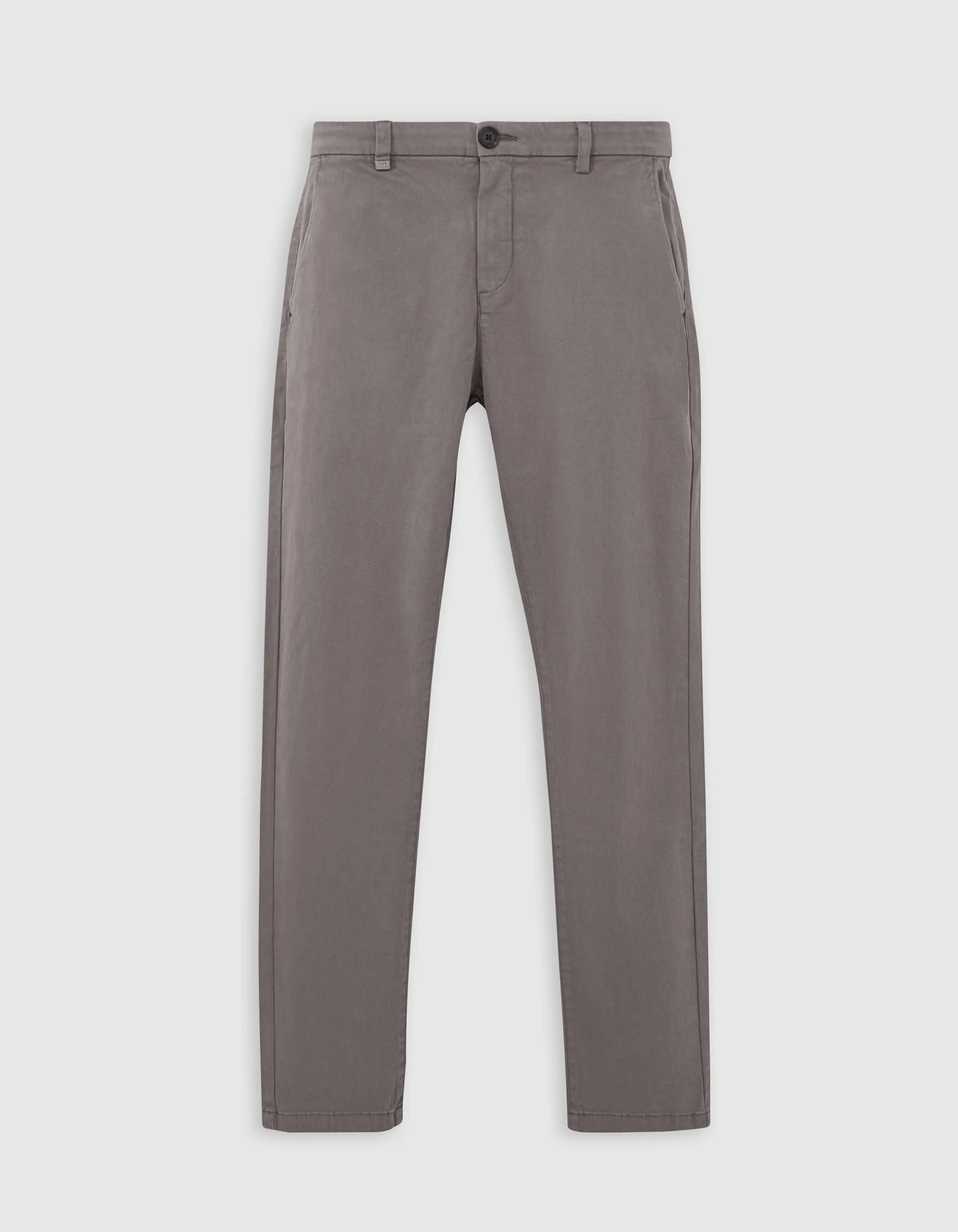 Pantalon chino SLIM châtain Homme