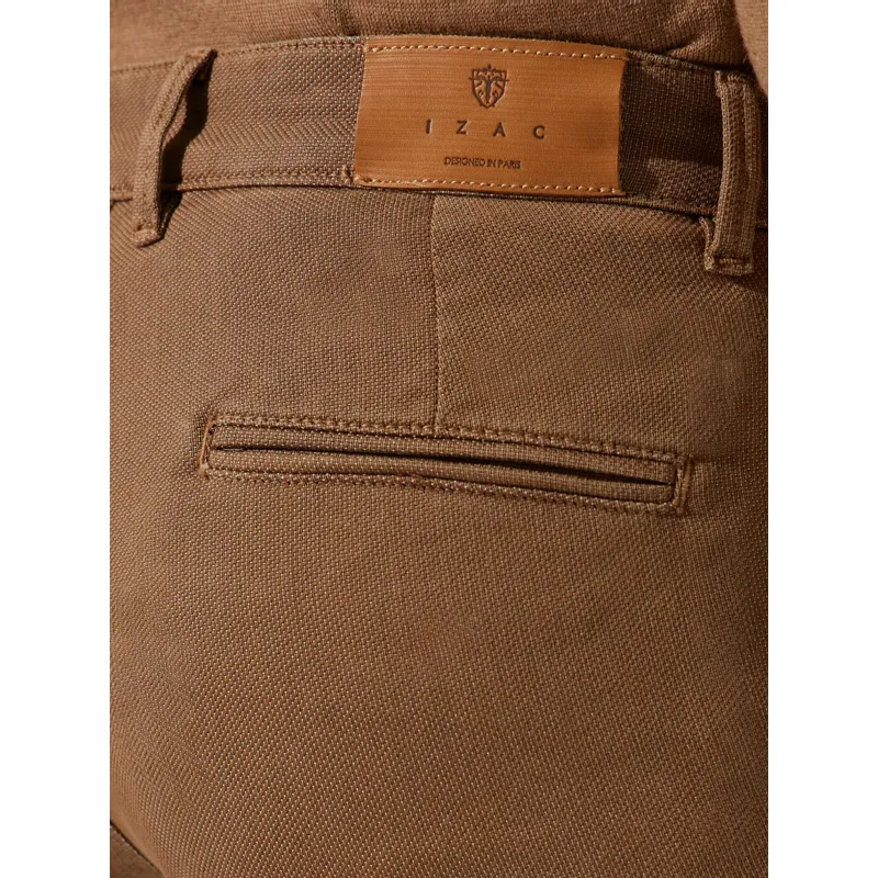 Pantalon chino slim verfait marron homme - Izac | wimod