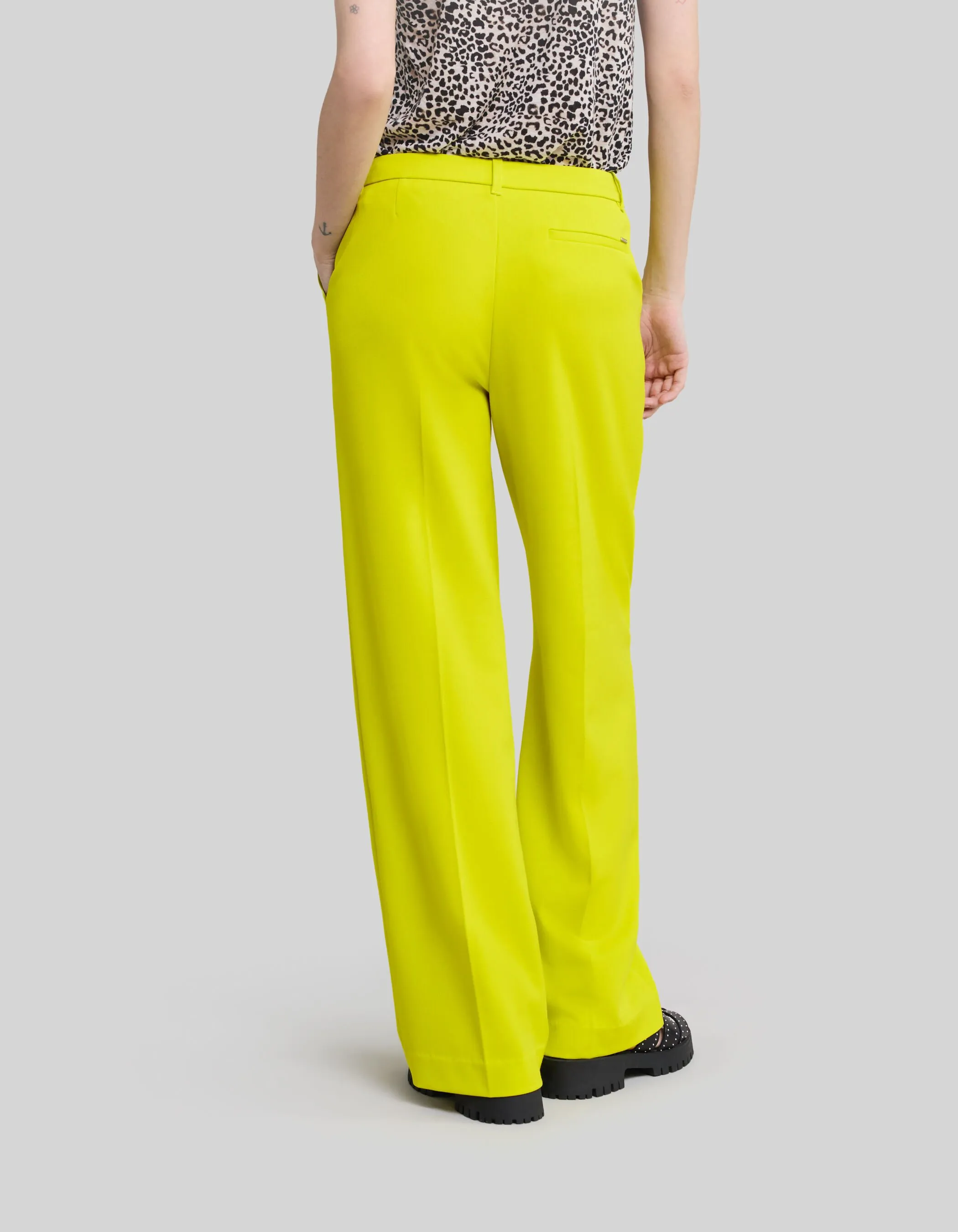 Pantalon de costume anis Femme