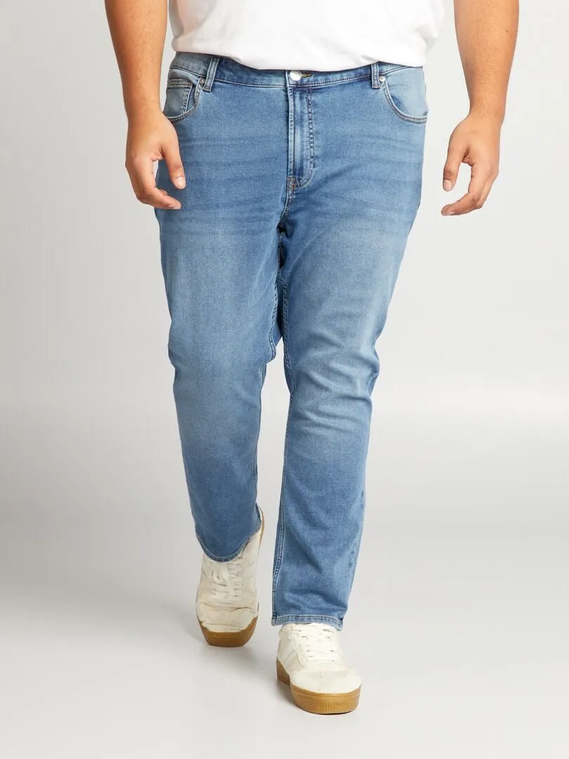 Pantalon denim slim fit - BLEU