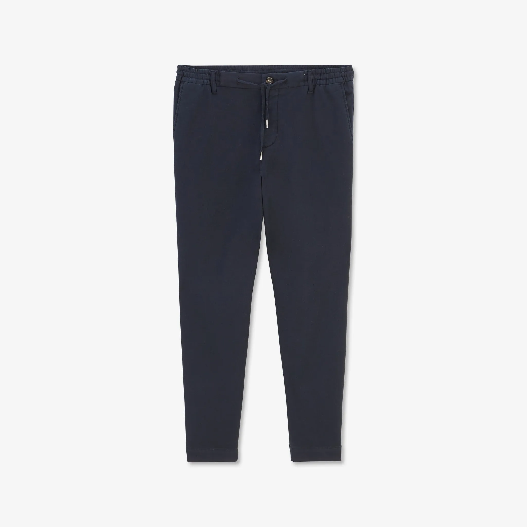 Pantalon droit bleu foncé stretch