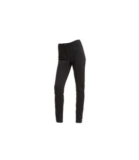 PANTALON FEMME ETHAN ANTI-TACHES SLIM VISPAEA NOIR - HASSON