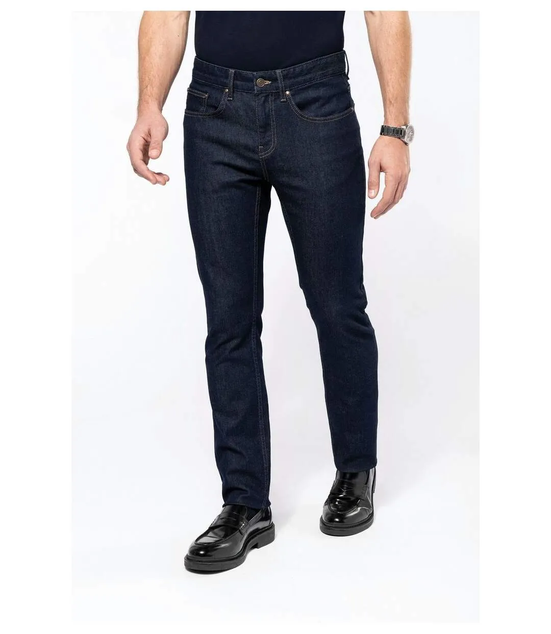 Pantalon jean Premium pour homme - PK730 - bleu denim