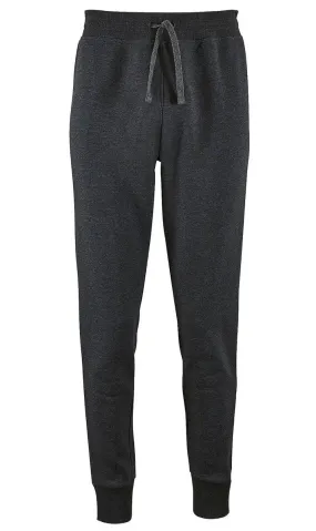 Pantalon jogging femme coupe slim - 02085 - gris anthracite 