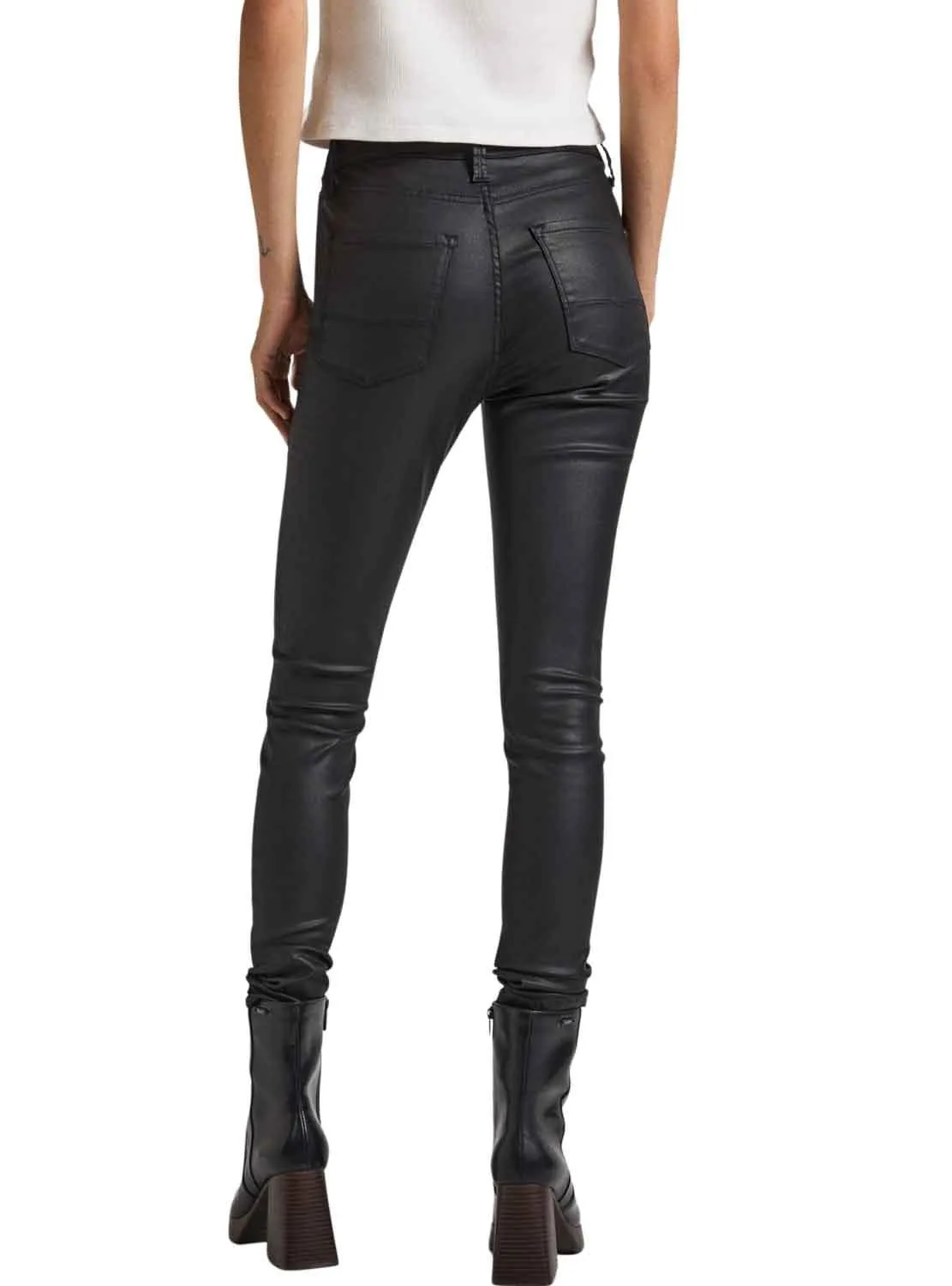 Pantalon Pepe Jeans Regent Skinny Noire pour Femme