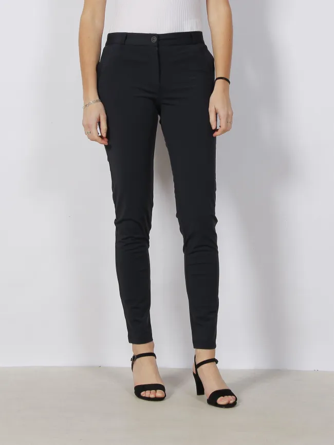 Pantalon slim christina bleu marine femme - HBT | wimod