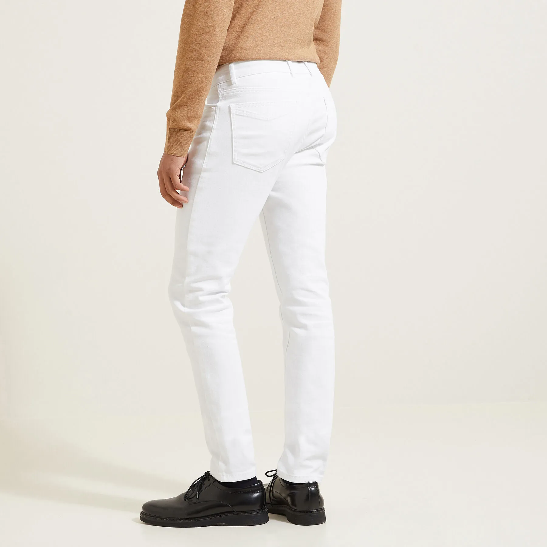 Pantalon slim cinq poches Blanc | Jules