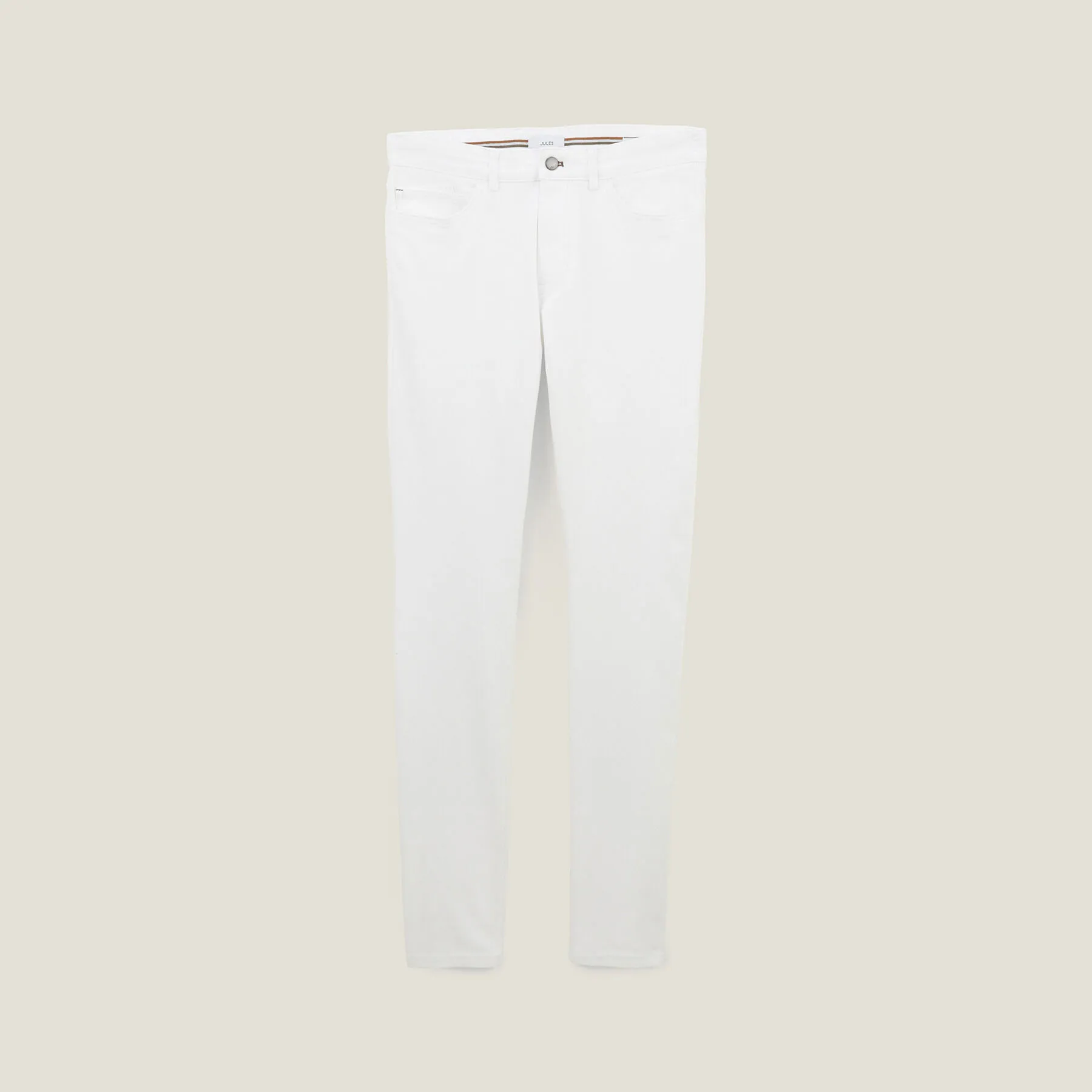 Pantalon slim cinq poches Blanc | Jules