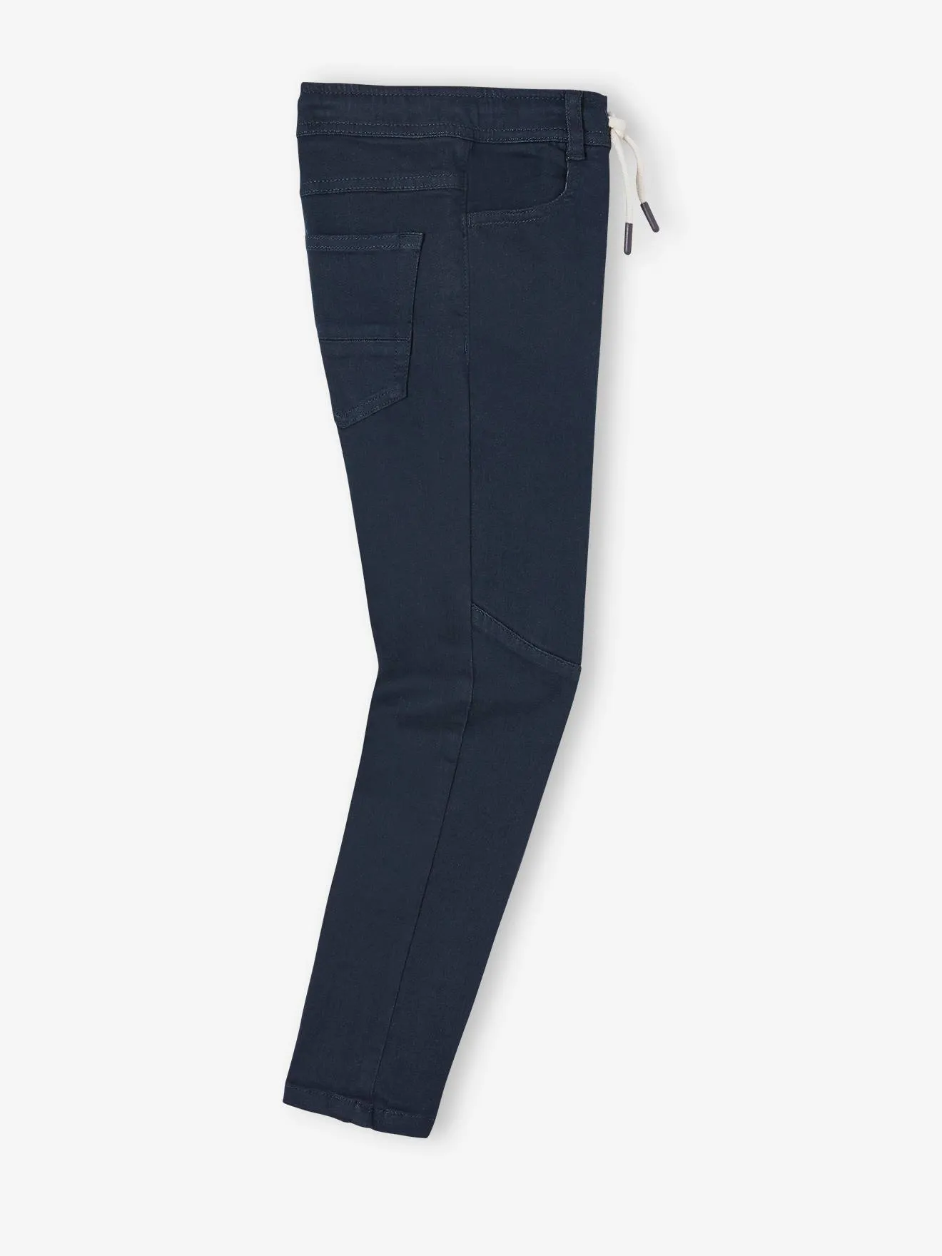 Pantalon slim couleur facile à enfiler garçon beige - Vertbaudet