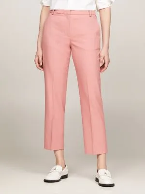 Pantalon slim droit | Rose | Tommy Hilfiger