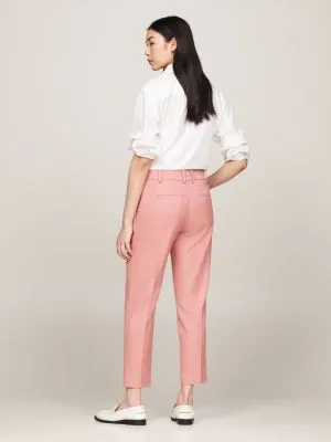 Pantalon slim droit | Rose | Tommy Hilfiger