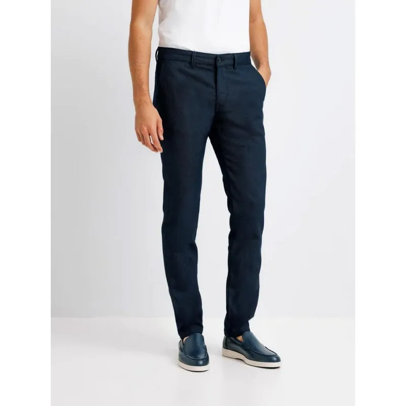 Pantalon slim perry bleu marine homme - Izac | wimod