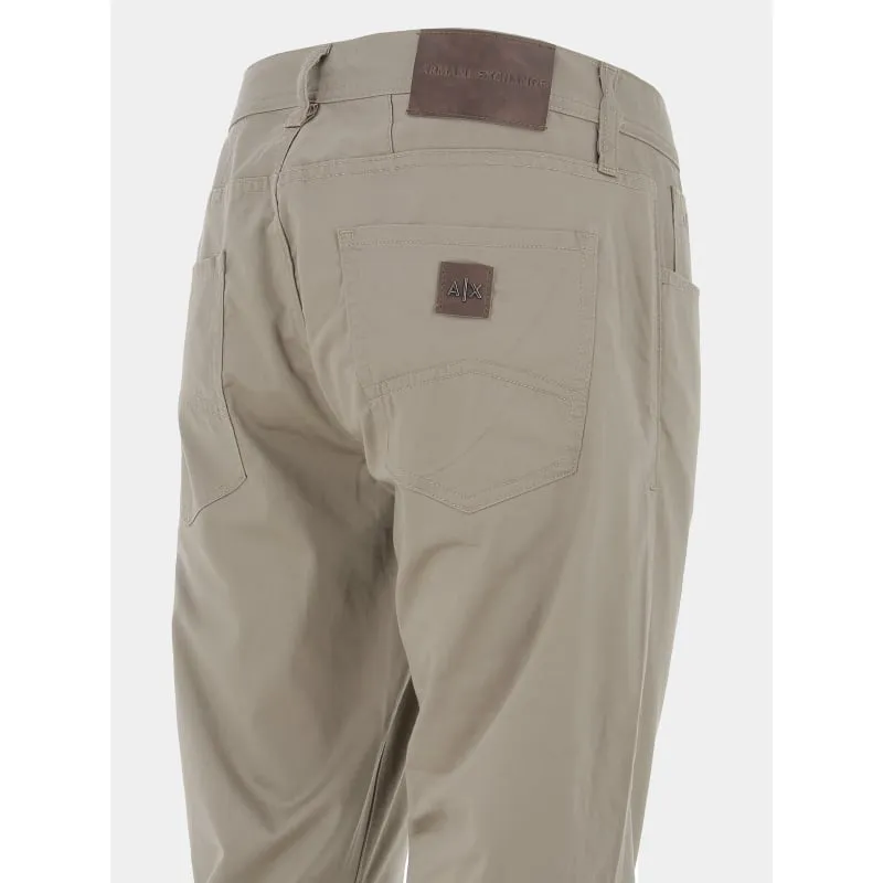 Pantalon slim pockets marron glacé homme - Armani Exchange | wimod