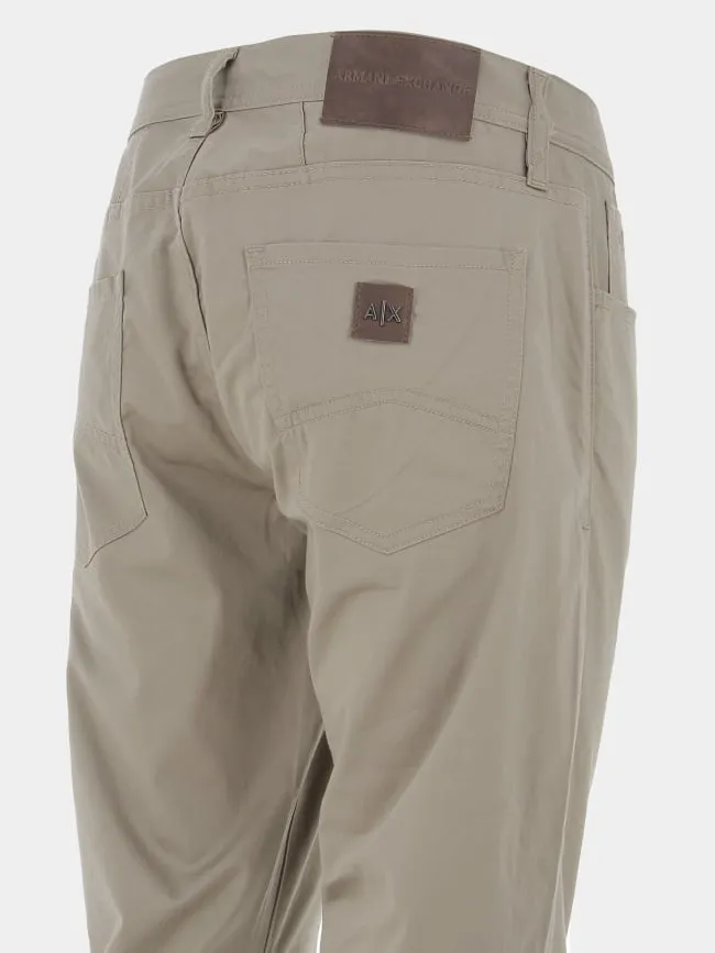 Pantalon slim pockets marron glacé homme - Armani Exchange | wimod