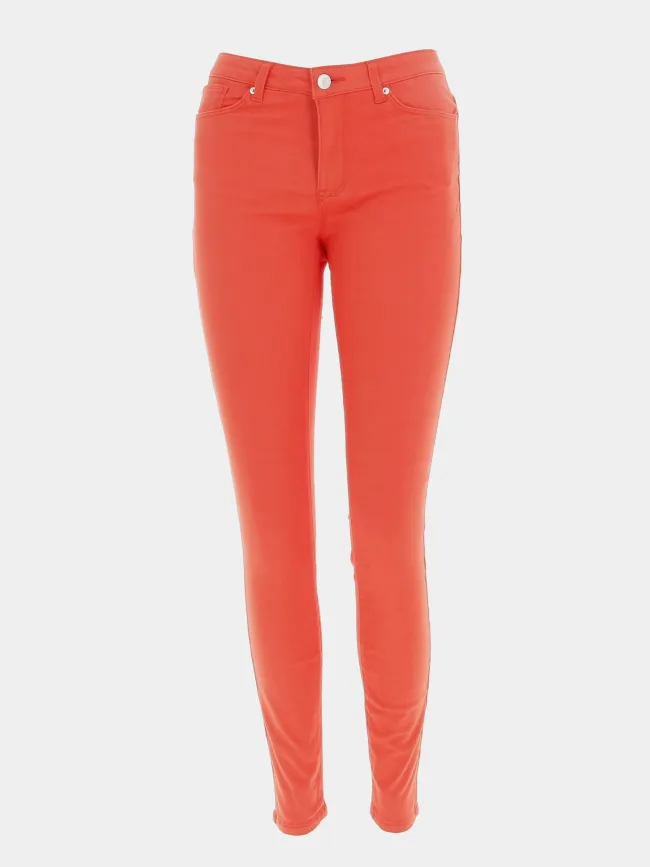 Pantalon slim vea rouge femme - Vero Moda | wimod