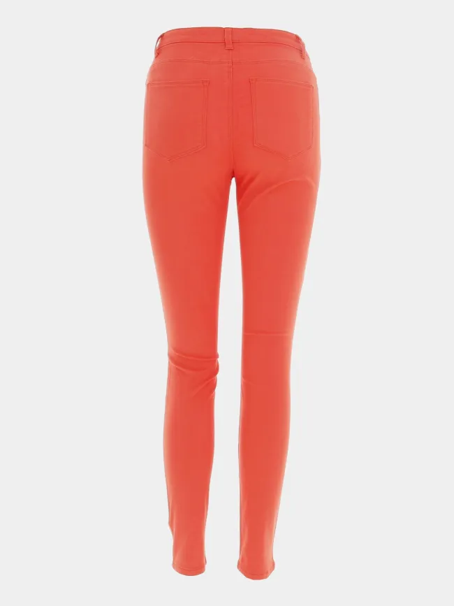 Pantalon slim vea rouge femme - Vero Moda | wimod