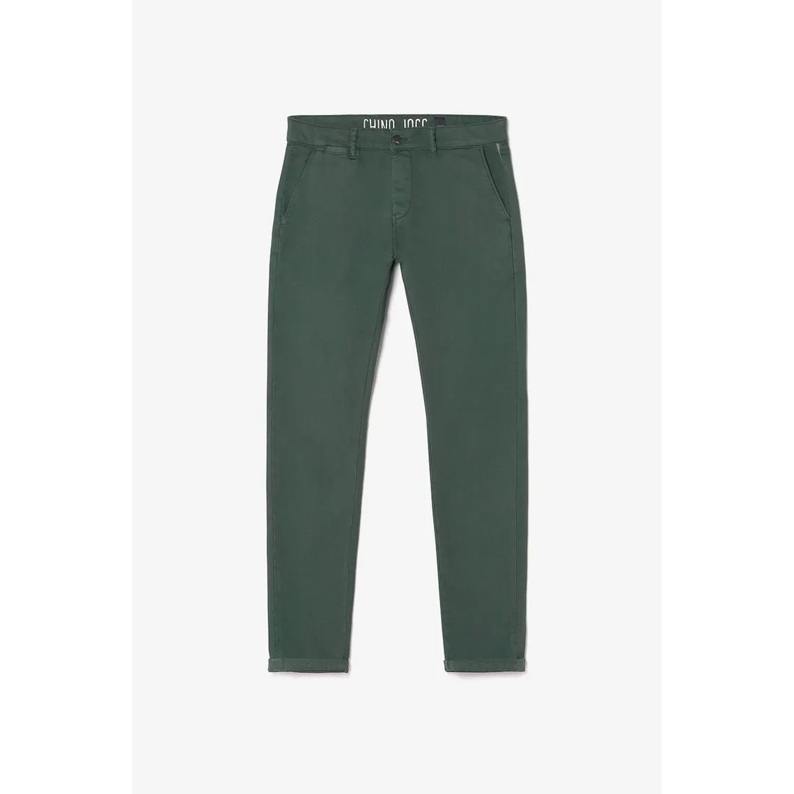 Pantalon slim - Vert en coton Le Temps des Cerises - Pantalon Homme sur MenCorner