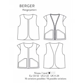 Patron Atelier Scämmit Gilet - Berger