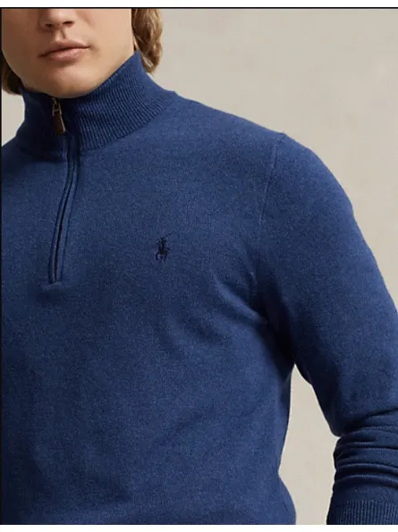 Pull demi-zip laine Polo Ralph Lauren