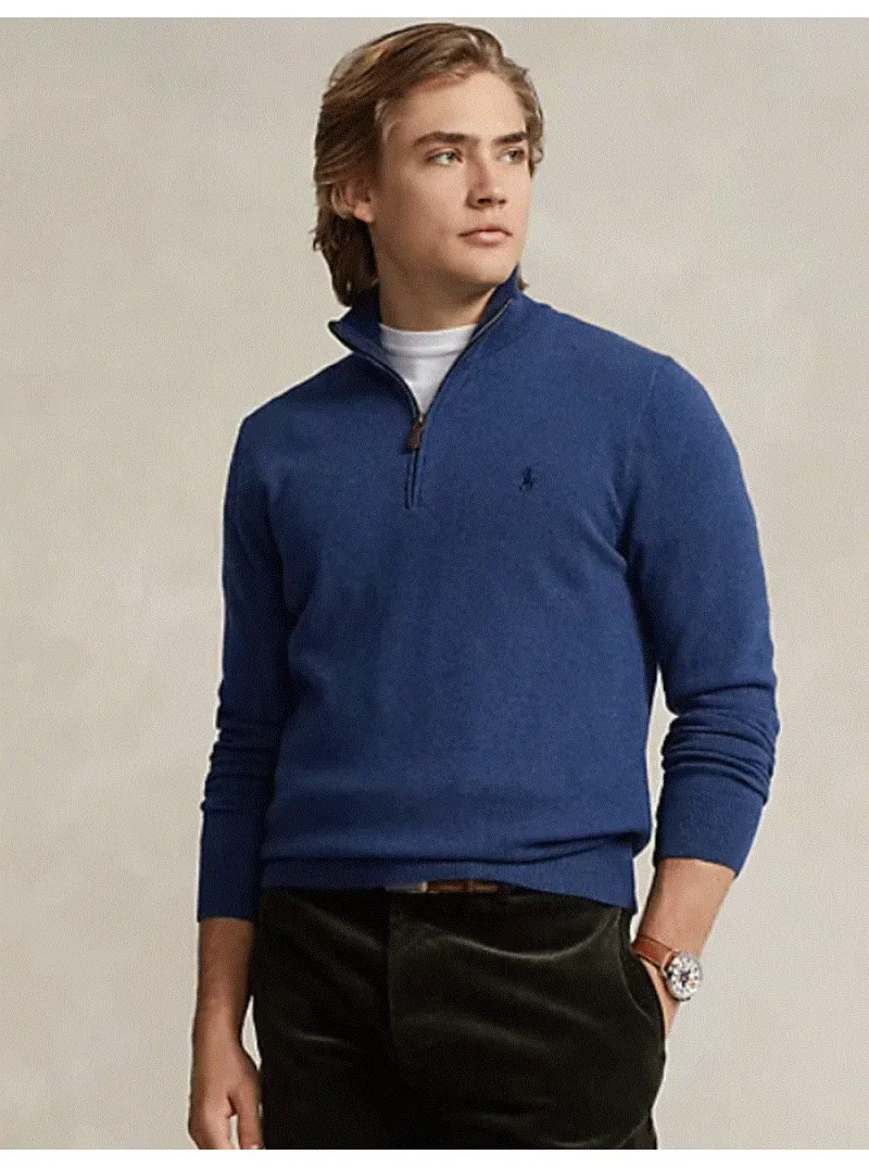 Pull demi-zip laine Polo Ralph Lauren