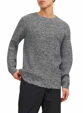 Pull Jack & Jones Twist Gris pour Homme