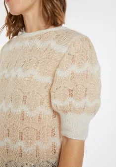 Pull mohair manches ballon - Cosmos