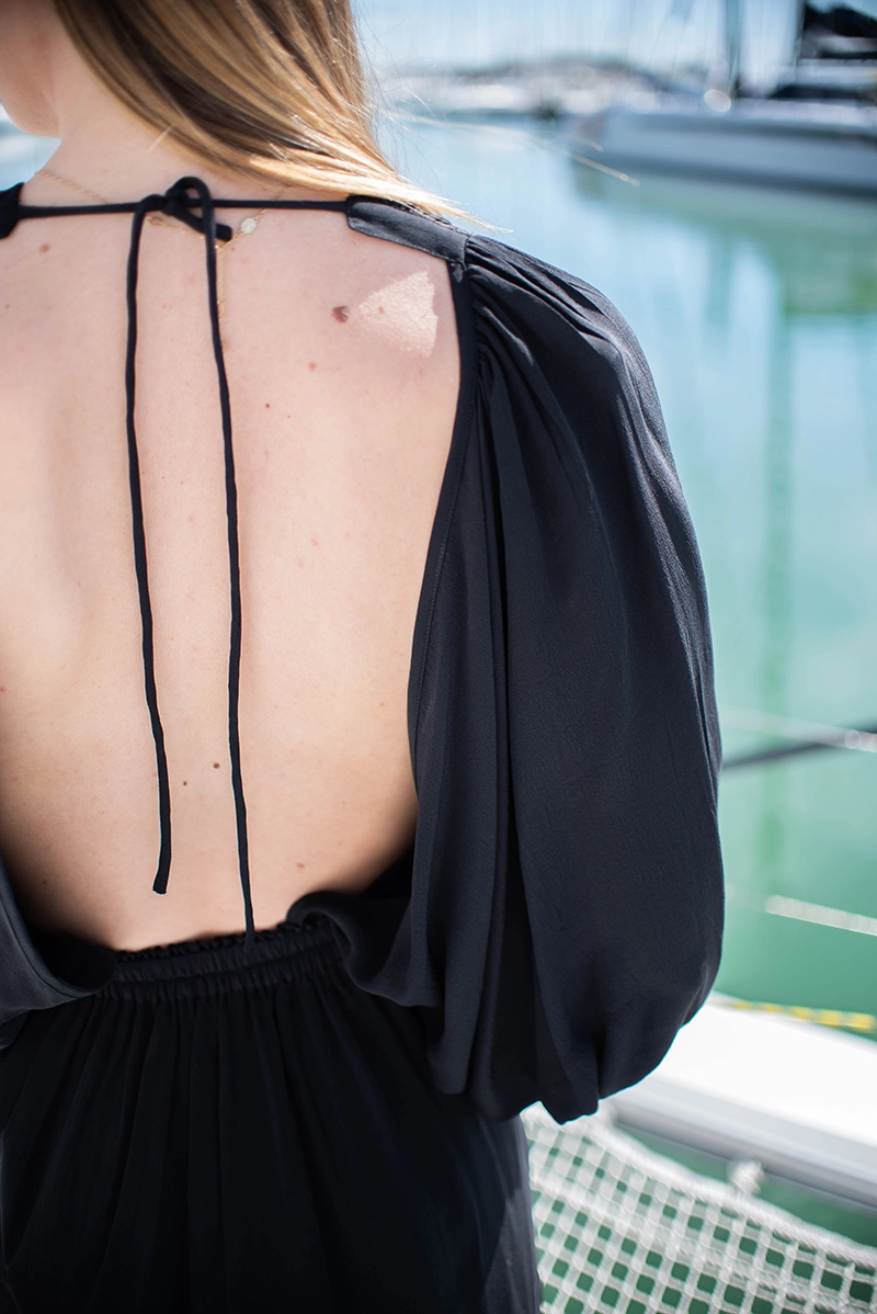 Robe Jeny Noir - Mare Di Latte | Les Chiquettes